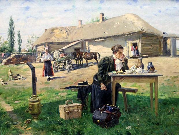 Деревенские были. Учительница Деревенские были. Учительница