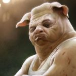 Уши собаки морда свиньи