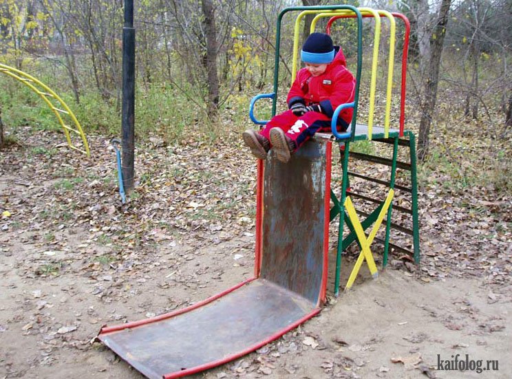 Детская горка ужасы